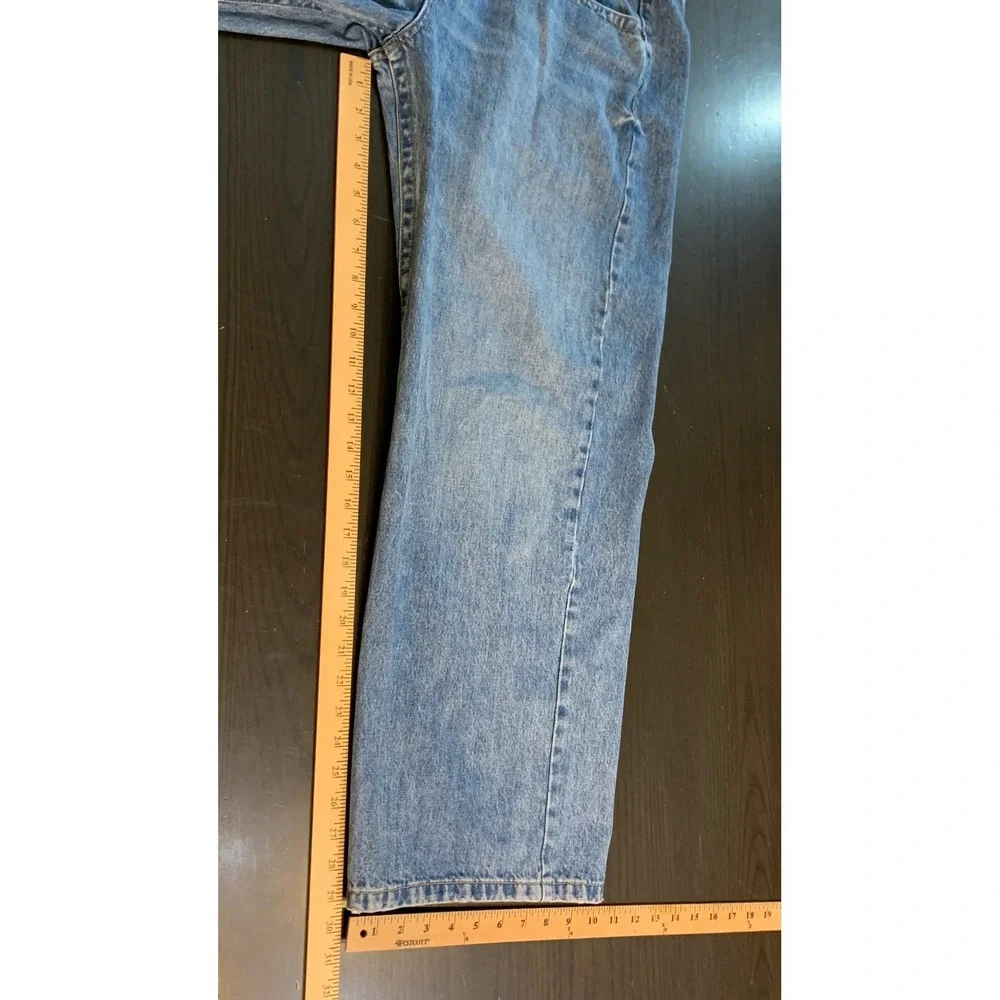 BDG Urban Outfitters Mens Relaxed Baggie Leg Jeans 34x32 (34x29)‎ Blue Denim